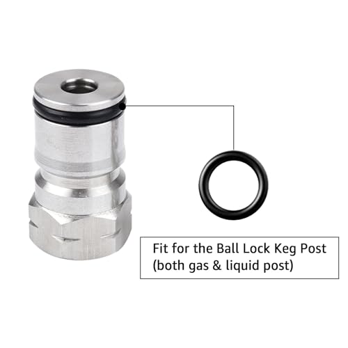4 Sets Beer Keg O-Ring Gasket for Cornelius Keg Lid O-ring Beer Keg Post O Ring for Corny Keg Dip Tube Replacement O-Ring Beer Keg Poppet Valve O Ring Wear-Resistance Home Brew Keg Gasket