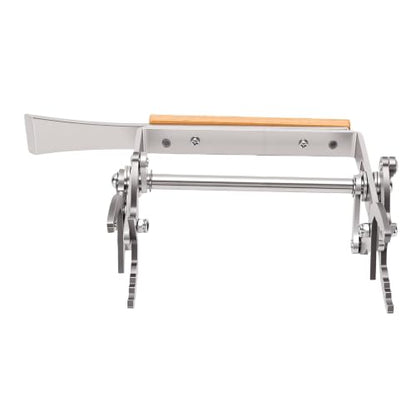 Dpofirs Adjustable Beehive Frame Lifter | Wooden Handle Frame Grip Tool for Beekeeping, Holder and Gripper with Rust Proof Stainless Steel Jaws for Universal Frames