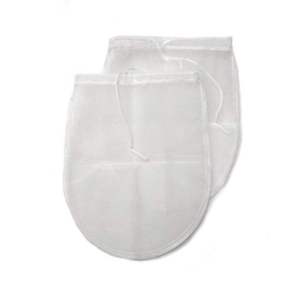 Soy / Nut Milk Bag - XL12"X10” Two bags - Hot / Cold brew, Commercial Grade Reusable All Purpose Food Strainer - Food Grade BPA-Free - Ultra Strong Fine Nylon Mesh