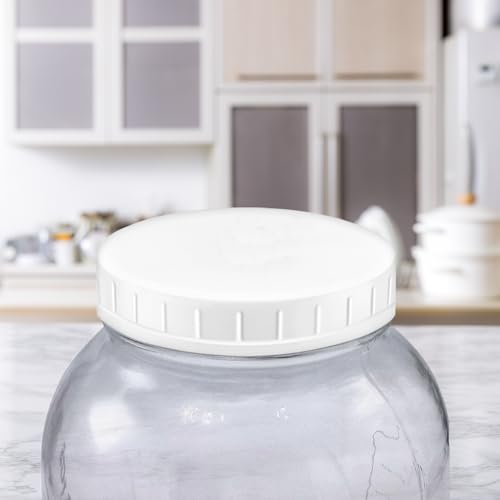 Airtight Lid With Silicone Gasket For Standard 110-400 Gallon Jar | Creates A Strong Airtight Seal For All Your Storage Needs | 2-Pack