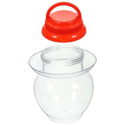 1l Fermentation Pot with Inner Lid, Airtight Plastic Pickling Jar for Home Fermenting Kimchi and Sauerkraut, Kitchen Vegetable Storage Container