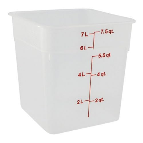 Cambro (8SFSPP190 8 qt Polypropylene Food Storage Container - CamSquare - size: 8 QT