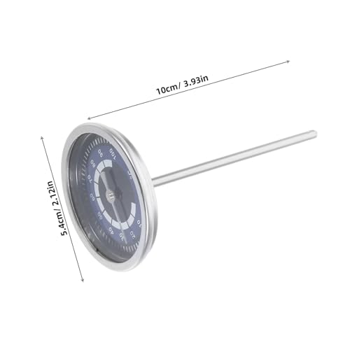 ULTECHNOVO High Precision Stainless Steel Temperature Gauge Instant Read Thermometer for Kettles Effortless Installation User Friendly Dial for Home Brewing Cooking