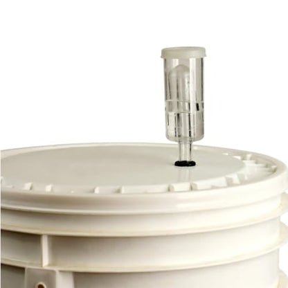 Mudder 50 Packs Airlock Grommet, Fermenter Lid Grommet, Rubber for Mason Jars, Straws, Airlock, Beer, Wine, Plastic Bucket Fermenter Lids, 5/8 Outer Diameter and 3/8 Inner Diameter