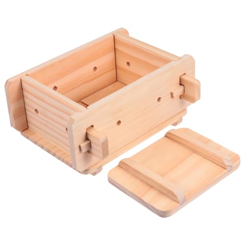 DOITOOL Tofu Presser Tofu Maker Mold Wooden Mold Maker Kit DIY Making Tool Press Mould Hand Tools Homemade