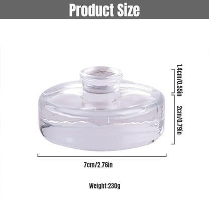 Fermenting Weights with Handle 230g Fermentation Weights Glass for Fermenting Sauerkraut Pickles Kimchi Transparent 2.8in for Wide Mouth Jars