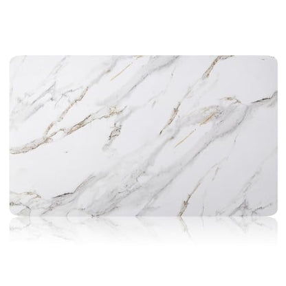 CooRug Marble Pattern Dish Drying Mat, 16" x 24" Brick Marble | Absorbent, Coffee Bar Mat for Kitchen Counter, Non-slip Rubber Backed, Washable and Easy to Clean, Heat Resistant - size: 16" x 24"