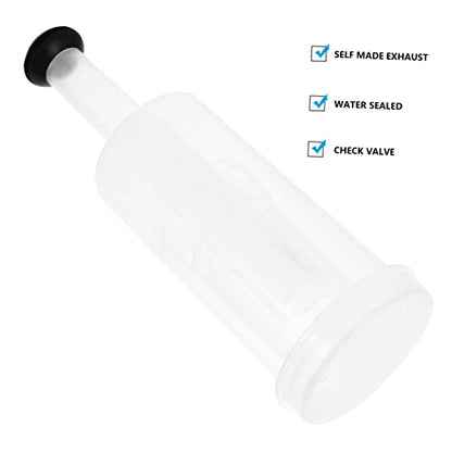 1set Three-piece One-way Silicone Stopper for Fermentation Food-grade Stoppers for Wine and Beer Brewing Compatible Easy to Clean and Use