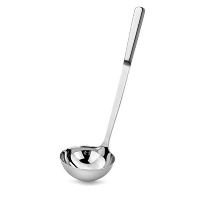 New Star Foodservice 52305 4 oz Hollow Handle Deep Soup Ladle, 13.25", Stainless Steel, Silver - size: 4-oz Deep Soup Ladle (13.25-Inch)