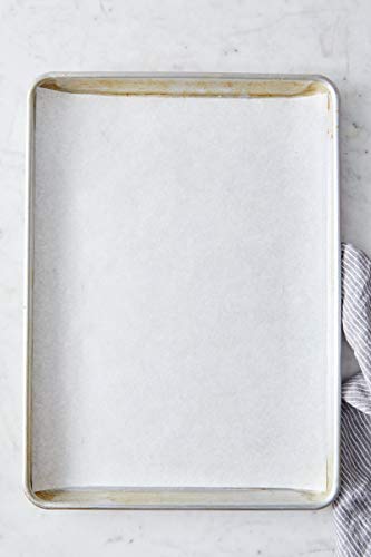 King Arthur Flour Precut Baking Parchment Paper, Heavy Duty, Professional Grade, Nonstick, Reusable, Resealable Pack, 16½" X 12¼", 100 count - size: 100 Count (Pack of 1), style: Traditional