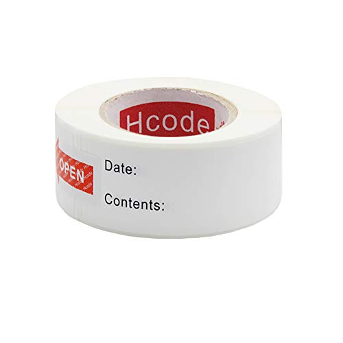 Hcode 1 x 3'' Self-Adhesive Removable Freezer Food Storage Labels - Easy Clean Leaves No Residue - Meal Prep Labels Plastic Paper Sticker Perfect for Reusable Containers 300 Stickers(1x3 Fill in) - size: 1*3" fill in