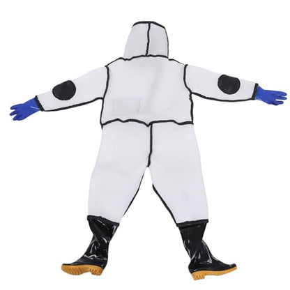 Full Body Bee Suit 3D Ventilated Sting Proof Thickened Beekeeping Outfit XXL with Gloves Size 43 Shoes for 180-183cm Beekeepers Professional Apiary Gardening and Outdoor Use