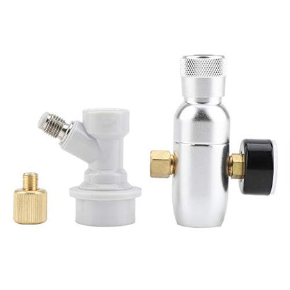 16g Regulator CO2 Charger Kit Gas Disconnect Stainless Steel Beer Kegerator Home Draft Beer Bottle Homebrew Accessories(0-60PSI)