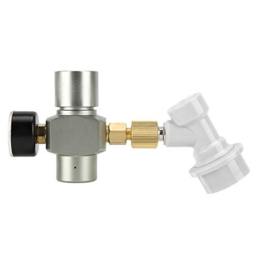 CO2 r, Mini Keg Regulator, Portable Beer Keg Dispenser, Gas s Lock Quick Disconnect for Home