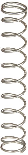 Prime-Line SP 9718 Compression Spring, Spring Steel Construction, Nickel-Plated Finish, 0.025 GA x 1/4 In. x 1-3/8 In. (4 Pack) - color: Nickel, size: 1/4 in. x 1-3/8 in.