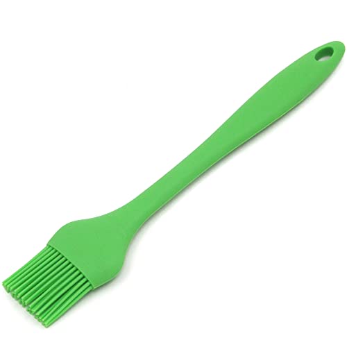 Chef Craft Premium Silicone Basting Brush, 10.25 inch, Green - color: Green