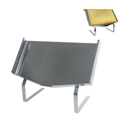 witbee Honeycomb Frame Display Stand, Stainless Steel Honey Uncapping Holder Frame Holder for Langstroth Frame for Beekeeping Restaurants Bakeries Catering Tableware Equipment