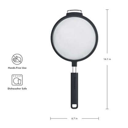 KitchenAid Stainless Steel Strainer - color: Black