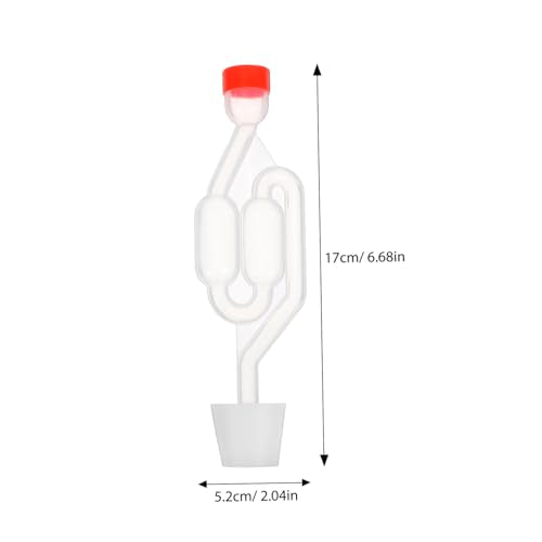 Healifty 3-Piece S-Shape Fermentation Set Stopper for Home Brewing Wine Making and Pickling