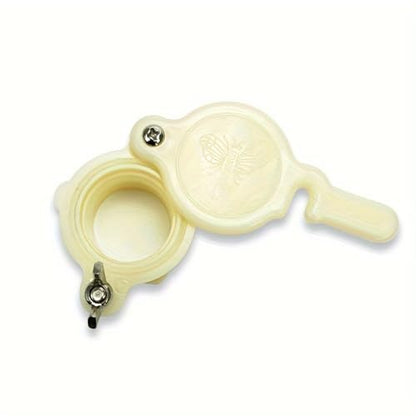 2pcs Easy-Flow Honey Gate Valve - Durable Plastic Beekeeping Extractor Tap for Bottling, Fits Most Barrels (2pcs) - color: 2pcs
