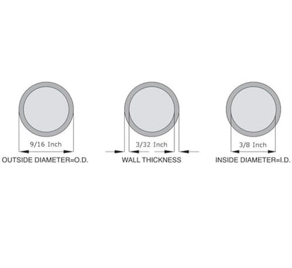 OCS Parts 3/8" ID x 9/16" OD Silicone Tubing | 10 Feet | High Temp, Food Grade Silicone Tubing for Brewing, Food, Beverage, Oils, Detergents, Liquids and Gases, Air, Plumbing, Ponds, AC and HVAC - size: 3/8" ID x 9/16" OD, style: 10 feet