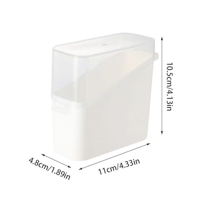 Cheese Storage,Clear Airtight Organizer Container | Cheese Keeper Box,for Kitchen Home Dormitory Hotel Restaurant Apartment Businesses Rental
