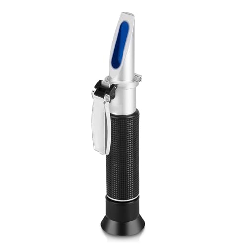 Alcohol Refractometer, Professional Handheld Spirit Alcohol Volume Percent Measurement, 0~80% Alcohol Content Measurement Tool Tester Test Refractometer Tester Measure Instrument