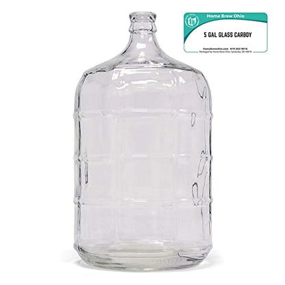 Home Brew Ohio 5 Gallon Glass Carboy