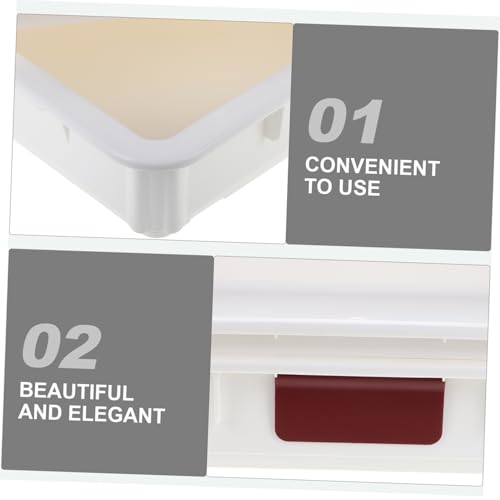 Cabilock Cheese and Storage Container Lid Airtight Proofing Box for Pizza and Cow Cheese Slices for Refrigerator Easy to Clean and Maintain