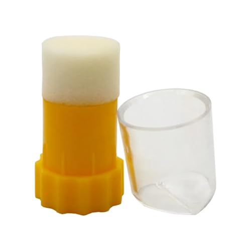 4pcs Queen Bee Marking Bottle Plastic Marker Tube Catcher Cage with Plunger Plush for Beekeeper Equipment