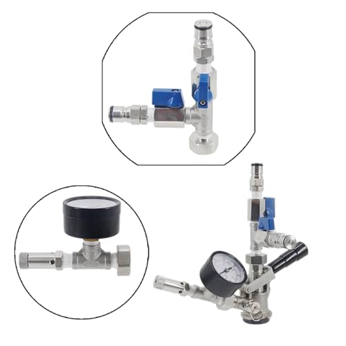 Brewing Equipment Ball Lock Conical to Commercial Keg Pressure Transfer Kit Oxygen Free Closed Pressure Transferring Beer from Fermenter to a Keg Brewing Equipment(D Coupler) - color: D Coupler
