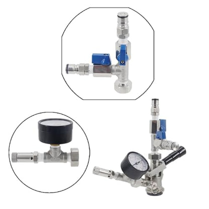 Brewing Equipment Ball Lock Conical to Commercial Keg Pressure Transfer Kit Oxygen Free Closed Pressure Transferring Beer from Fermenter to a Keg Brewing Equipment(NO Coupler) - color: No Coupler