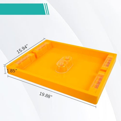 2pcs Bee Hive Feeder, Plastic Bee Top Feeder Langstroth 10 Frame Easy to Use Bee Feeding Tools in Hive Bee Feeder for Beekeeper Beekeeping Supplies - size: 2PCS