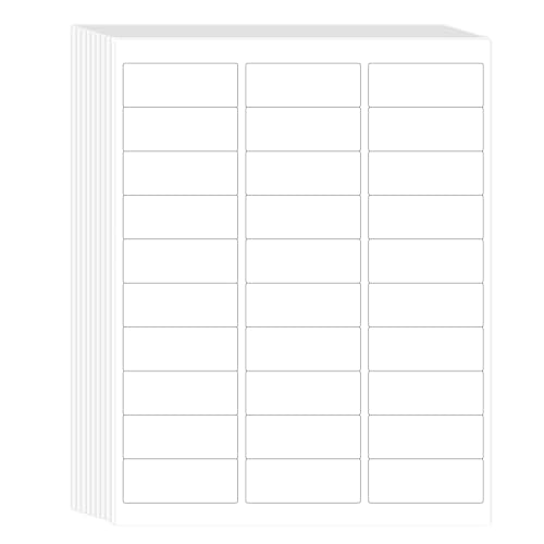 L LIKED Printable Address Labels, 1" x 2-5/8", 900 Labels, 30 per Sheet, Mailing Labels for Envelopes (30 Sheets) - size: 30 Sheets