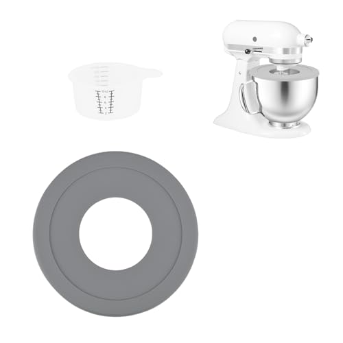Mixer Bowl Covers, Mixer Splatter Guard Lids for KitchenAid 4.5-5Qt Tilt-Head Stand Mixer,Grey,(1 Pack) - style: 4.5\5QT 1PCS grey
