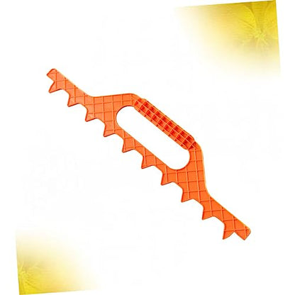 Happyyami Practical Frame Spacer Rake for Beekeeping Supplies Yellow Beehive Tool with Teeth Distance Measurement Tool for All Beekeepers