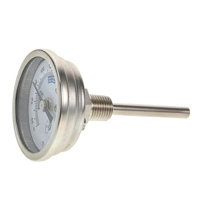 Cabilock 304 Stainless Steel Wine Thermometer High Precision Dial Thermometer for Winemaking and Brewing Corrosion and Rust Resistant for Homebrew and Wine Barrel Monitoring