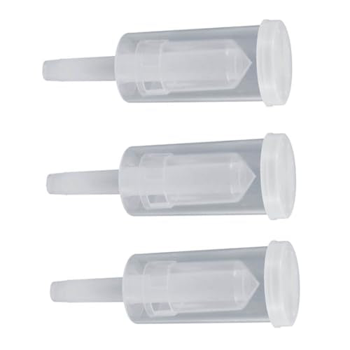 LABRIMP 6 Pcs One Way Exhaust Water Sealed Check Valve Kit for Homebrew Beer and Wine Making Standard Easy to Use Prevents Back Flush and Isolates Air - size: 6 pcs