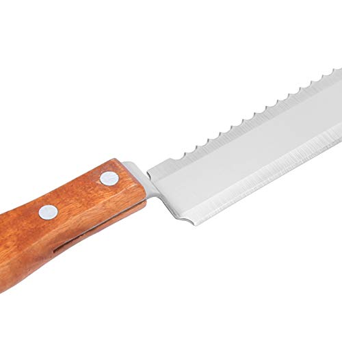 Stainless Steel Honey Uncapping Knife Scraper Beekeeping Tool with Wood Handle