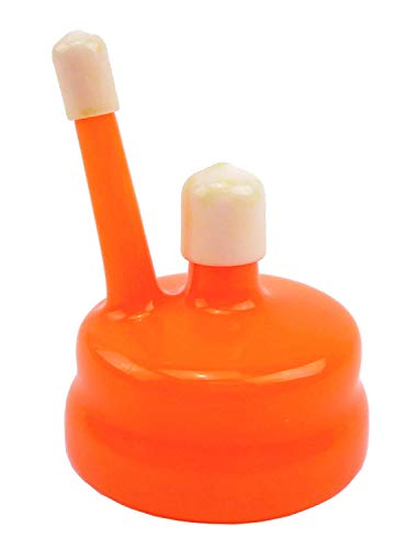 3 Piece Cylinder Airlock with Universal Orange Carboy Cap