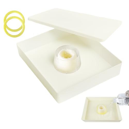 KAGZ Hive Top Bee Feeder for 10 Frame Beehive, 1.5 Gallons (6L) Bee Feeders for Hives with Anti-Drowning Sponge Rings, Bee Hive Feeder Beekeeping Supplies
