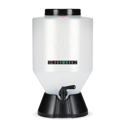 Conical Fermenting System - NO AIRLOCK OR Siphon Required - Made of BPA Free Food Grade Plastic that imparts Zero unwanted Flavors into Your Brew!