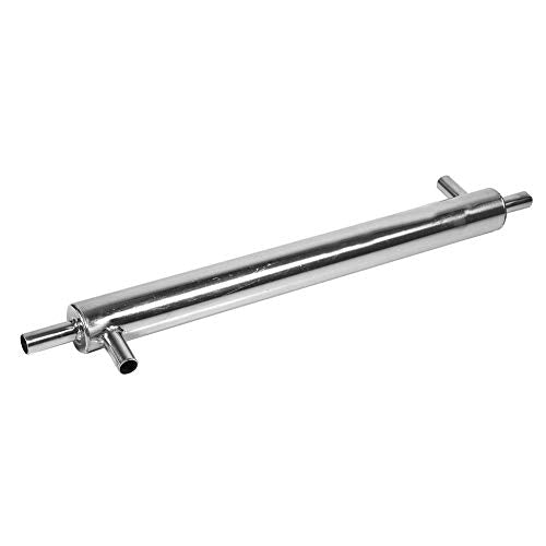 Fdit Cooler Distiller Condenser, 304 Stainless Steel External Cooling Pipe Tube for Home Brewery