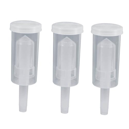 IMIKEYA 6 Pcs Homebrew Fermentation Valve Three-Piece One-Way Design Waterproof Sealing for Wine Making Suitable for Homebrewing Supplies