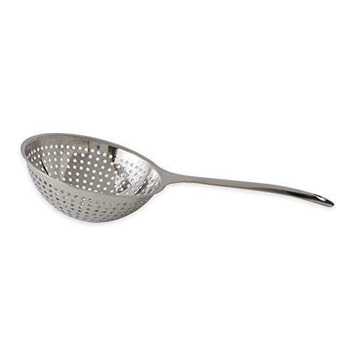RSVP International Endurance Kitchen Collection Pierced Straining Tools, Pasta Scoop, 18/8 Stainless Steel - size: Pasta Scoop