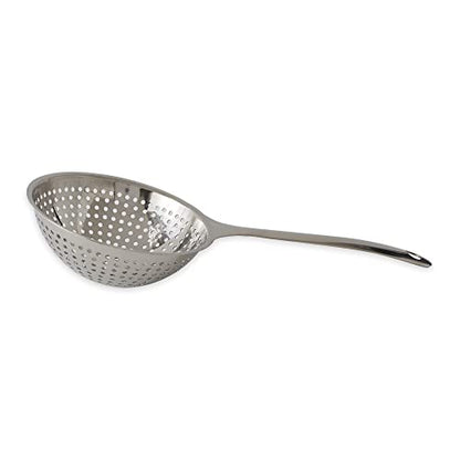 RSVP International Endurance Kitchen Collection Pierced Straining Tools, Pasta Scoop, 18/8 Stainless Steel - size: Pasta Scoop
