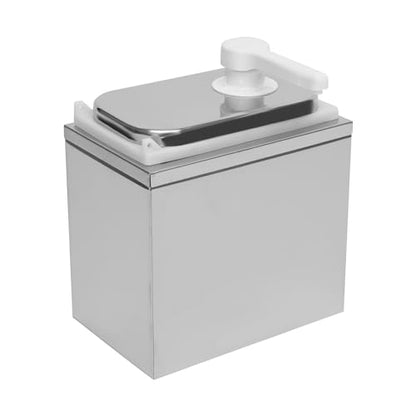 Commercial Sauce Dispenser Pump with Stainless Steel Body, 2.11Qt Large Capacity for Ketchup, Syrup, Honey, Condensed Milk – Ideal for Home Kitchen, Cafe, Restaurant Use (1-bucket) - color: 1-bucket