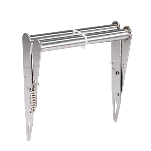 Bee Hive Frame Grip Stainless Steel Bee Frame Clip Beekeeping Clamp Tools Nests Box Holder Capture Beehive Equipment Queen Rearing System Tool for Beekeeeper(Silver1) - color: Silver1