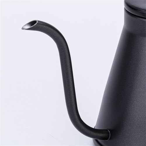 1.2L Stainless Steel Drip Coffee Kettles with Integrated Thermometers and Ergonomic Handle for Brewing Modern Design Kettles - color: Yellow