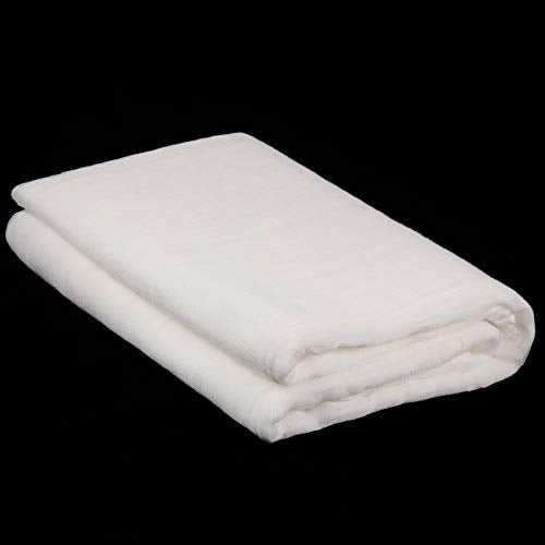 Cheesecloth, Reusable and Breathable, Unbleached Cotton Fine Mesh Weave Cheesecloth, Use for Cooking, Straining, Filtering, Baking (White, Grade 50-Large 252 Sq Feet) - size: Grade 50-Large 252 Sq Feet